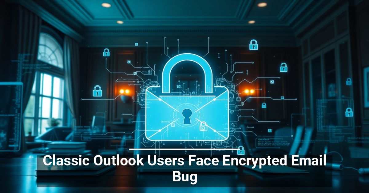 Classic Outlook Users Face Encrypted Email Bug